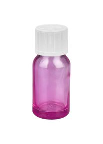 10 ml flesje 11 mm schroefdop wit met standaard sluiting kinderveilig PurpleL...