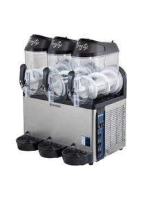 Machine à glace Slush 3x 12 litres inox noir | Professionnel | HoReCa | CHR