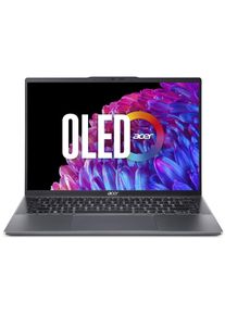 Acer Swift Go 14 OLED (14", 1000 GB, 16 GB, DE, AMD Ryzen 7 8845HS), Notebook, Grau