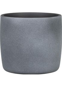 Scheurich, Blumentopf, Solido, Blumentopf aus Keramik, Farbe: Dark Stone, 21,2 cm Durchmesser, 19,3 cm hoch, 5,6 (21.20 cm)