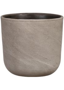 Scheurich, Blumentopf, Blumentopf Travertino 981, 23 cm, Braun, Detailfarbe: Braun (23 cm)