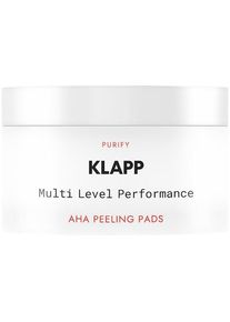 Klapp Cosmetics Prestaties op meerdere niveaus AHA Peeling Pads Gezichtsscrub en -peeling Unisex