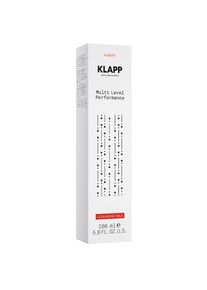 Klapp Cosmetics Prestaties op meerdere niveaus Cleansing Milk Reinigingsgel Unisex 200 ml