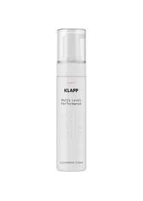 Klapp Cosmetics Prestaties op meerdere niveaus Cleancing Foam Reinigingsschuim Unisex 200 ml