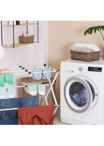 Relaxdays W&auml;schest&auml;nder, W&auml;schest&auml;nder, Grau