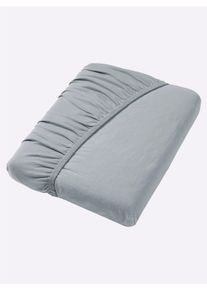 Irisette unisex Laken in zilverkleur ,maat 150x250 cm - Normaal laken, Witt, 100% Katoen