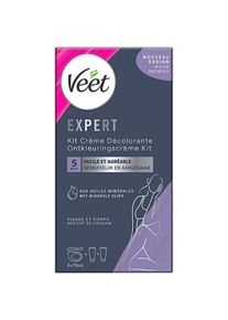 Veet, Wachs + Enthaarungscreme, Hair Lightening Cream for Face and Body 75ml - Pack of 2 (150 ml, 2 x)