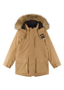 Reima, Unisex, Skijacke, tec Kinder Winterjacke Ajaton Peanut Brown (128), Beige, 128