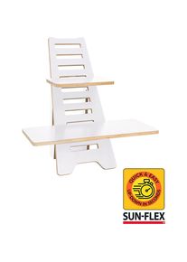 Laptophouder Sun-Flex Easydesk Rise, hout, wit