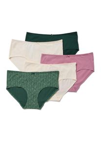 Tchibo - Figi - dla pań - rozmiar XL 48/50 - kolor: zielony/beżowy