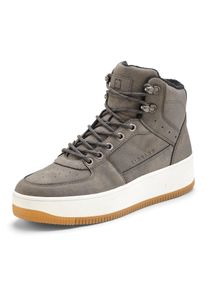 ELBSAND Dames Sneaker in antraciet ,maat 39, Witt, 100% Leer