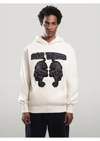 MAD TIGERS Sudadera 'Black Tigers', Hombres, offwhite, talla M