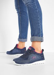 Sneakers med memoryskum från Skechers - blå - storlek 42 - bonprix