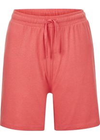 wäschepur Damen Shortys in Jersey-Qualität gelb-grapefruit-bedruckt + weiß-grapefruit Größe 36/38