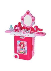 Kinder-Frisierkoffer , Rosa , Kunststoff , 16-teilig , 24.5x16x39 cm , female , Spielzeug, Sonstiges Spielzeug