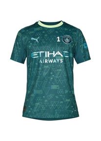 Puma Trykot 'MCFC 4th' dla mężczyzn jasnoniebieski / szmaragdowy / jabłko / biały Rozmiar M