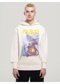 MAD TIGERS Sudadera 'Dark Oceans', Hombres, crema, talla M