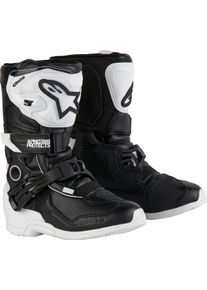 Alpinestars Tech 3S, boots kids , color: Black/White , size: 11 US