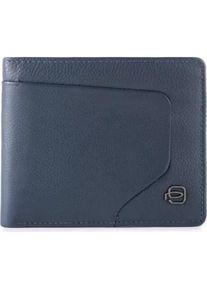 Piquadro, Herren, Portemonnaie, Leather Wallet, Pu4518Aor, Blu Oltremare, For Men, Blau