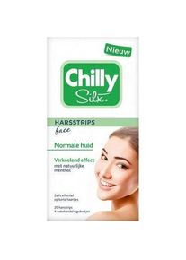 Chilly&rsquo;s, Wachs + Enthaarungscreme, Chilly Silx Face Wax Strips f&uuml;r normale Haut 20 St&uuml;ck (1 x, 980 g)