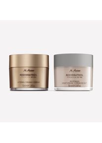 Cr&egrave;me Visage Liftante & Cr&egrave;me de Nuit R&eacute;g&eacute;n&eacute;rante en XXL - M. Asam RESVERATROL PREMIUM NT50