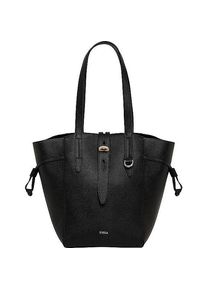 Furla, Tasche, Ledertasche - Tote Bag NET, Schwarz