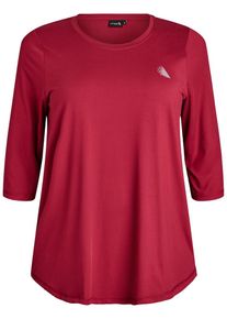 Active by Zizzi Tricou 'Abasic One' Femei roșu, Mărimea XXL
