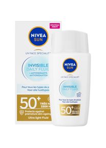 Nivea, Sonnencreme, Sun Face Daily Fluid Spf 50 - 40 Milliliter (Sonnencreme Gesicht, SPF 50, 40 ml)
