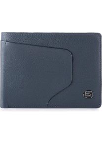Piquadro, Herren, Portemonnaie, Akron, Leather Wallet, PU257AOR-B, Blue, For Men, Blau