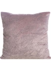 Eurofirany, Dekokissen, Riva Welvet -Kissenbezug mit einem kleinen Marmormuster 40 x 40 cm (40 x 40 cm)