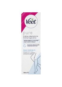 Veet, Wachs + Enthaarungscreme, Hair Removal Cream Sensitive Minimum (100 ml)