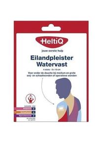 HeltiQ, Pflaster, Island Plaster Waterproof 9x10cm - Waterproof Bandage For Effective Wound Care