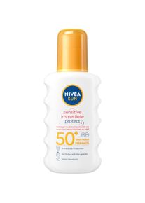 Nivea, Sonnencreme, Sun Sensitive Immediate Protect Sun Spray SPF50 200ml (Sonnenspray, SPF 50, 200 ml)