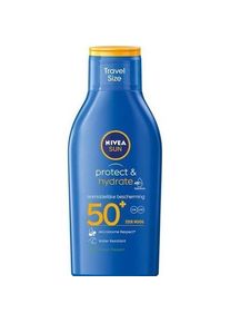 Nivea, Sonnencreme, Sun Protect & Hydrate Sun Milk Reisegrösse Spf50+ - 100ml (Sonnenmilch, SPF 50+, 100 ml)