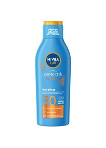 Nivea, Sonnencreme, Sun Protect & Bronze SPF 30 200ml (Sonnencreme Gesicht, SPF 30, 200 ml, 200 g)