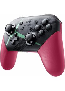 Nintendo Pro Controller - Xenoblade Chronicles 2 (Switch), Gaming Controller, Rot, Schwarz