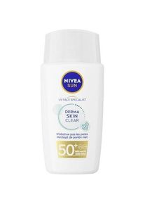 Nivea, Sonnencreme, Sun Derma Skin Clear Spf50 Face Fluid - 40 Ml (Sonnencreme, SPF 50, 40 ml)