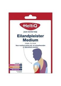 HeltiQ, Pflaster, Island Plaster Medium 8x10cm - First Aid Bandage (1 x)