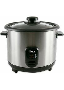 TM Electron Reiskocher Stahl Glas Edelstahl 500 W 1,5 L, Dampfgarer + Reiskocher
