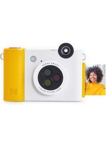 Kodak SMILE+ Instant Print Camera, 2x3", White, Analogkamera, Weiss