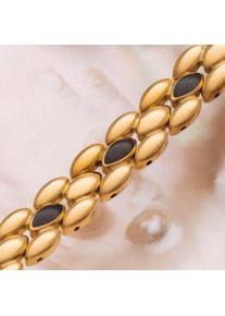 Bracelet Holzkern pour Femme Fairylights (érable/or) en bois naturel, taille ajustable