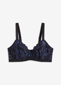 Soutien-gorge minimiseur &agrave; fil brillant multicolore - noir - taille 115C - bonprix