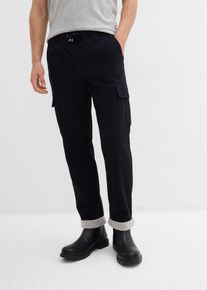 Pantalon jogger chaud et loose fuselé - noir - taille 42 avec coton - bonprix