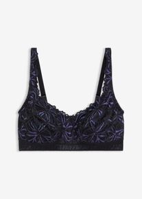 Soutien-gorge grand maintien sans armatures avec fil lurex multicolore - noir - taille 105C - bonprix