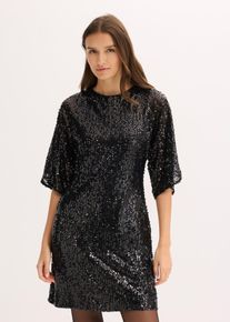 Robe &agrave; sequins et d&eacute;tail n&oelig;ud - noir - taille 38/40 (S) - bonprix
