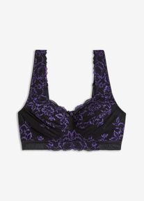 Soutien-gorge grand maintien sans armatures bretelles rembourr&eacute;es - noir - taille 135D - bonprix