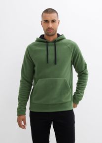 Pull polaire doux &agrave; capuche - vert - taille 60/62 (XXL) - polaire - bonprix