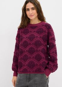 Pull en maille boxy - violet - taille 46/48 (L) - bonprix