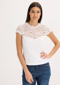 bonprix Bluzka w ludowym stylu, biały, 42