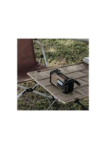 Sangean MMR-99 - AM/FM-RDS - Bluetooth - AUX - Hand Crank - Solar - Dessert - AM/FM - Braun